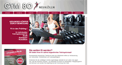 Desktop Screenshot of gym80-berlin.de